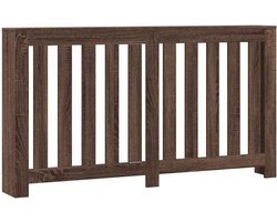 Radiatorombouw Hout Bruin Eikenlook 149x20x82 cm - Stijlvolle Verwarming Afdekking