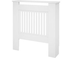 Radiatorombouw - Radiatorpaneel - 78x19x81 cm - Radiator Ombouw Verwarming - Radiatoromkasting - 172 cm x 82 cm - MDF - Wit - Strak Design