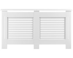 Radiatoromkasting radiatorombouw MDF wit 172x19x82 cm