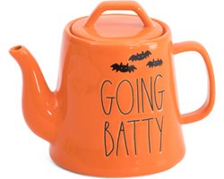 Rae Dunn - Going Batty - theepot - Halloween theepot - halloween servies - halloween decoratie - herfst