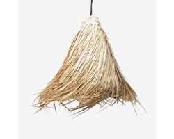 Raffia Hanglamp - Fringe - Franjes - Ø30 x 40 cm - Handmade in Marrakech