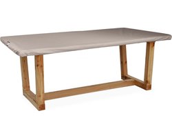 Raffles Covers Beschermhoes tuintafelblad - 240 x 100 H: 5 cm - RTT240100 - Waterdicht - UV-bestendig - Elastische zoom - Beschermhoes tuinmeubelen - Tuintafelbladhoes