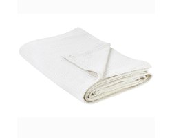 RAGALA - Sprei - Lichtbeige - 220 x 200 cm - Katoen