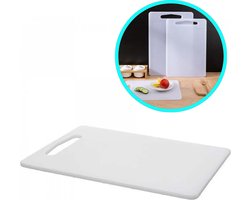 Ragnal Snijplank Wit 31×21 cm – Vaatwasbestendig & Antibacterieel – Kunststof Borrelplank / Serveersnijplank – Duurzaam & Lichtgewicht