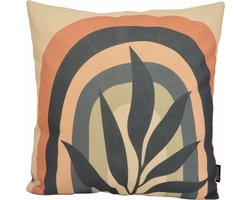 Rainbow Leaves Kussenhoes | Katoen/Linnen | 45 x 45 cm