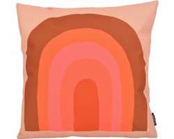 Rainbow - Regenboog Kussenhoes | Katoen / Linnen | 45 x 45 cm