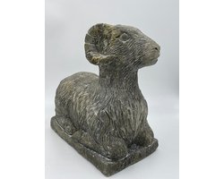 Ram liggend steen stonegrey grijs maat L 19x11x20,5 | 121004 | Home Sweet Home | Stoer & Sober Woonstijl