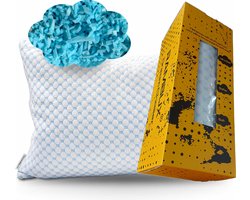 RAMBUX® - DreamChaser - Hoofdkussen - Ergonomisch Memory Foam Kussen - Afstelbaar Design - Geschikt voor rug-, zij- en buikslapers - Traagschuim - Vermindert Nekklachten - 100 Nachten Proefslapen