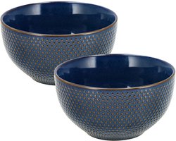 Ramen Kom Set van 2 – Soepkommen en Kommen als Schalen & Fruitschaal – Ø14x7,5 cm