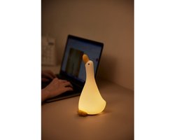rammelaartje - baby-kinderkamer - nachtlampje met 3 standen en 30 min timer - gans