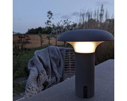 Ramsey LED Lamp - Grijs Oplaadbaar - House Nordic - Tuinverlichting - Grijs - Polypropyleen - Tuinverlichting -