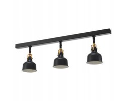 RANARP Plafondlamp Zwart - 3 Spots, Verstelbaar