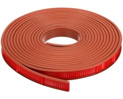 Randbeschermer voor meubels - U-vormige randband - zelfklevend - flexibel - bruin - kastbeschermer - tafelrandbeschermer - U-kanaal - TPE - fineerrandafwerking