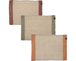 Randolf placemat pumpkin/naturel - set van 2