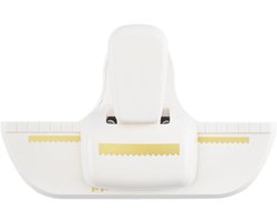 Randpons Papier - Motiefperforator Hobby - Kaarten Maken Scrapbooking - Uitlijnhulp Doorlopend Patroon - 08 x 45 cm - Wit Goud