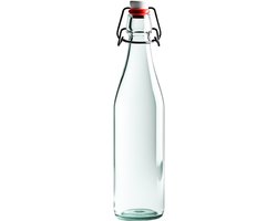 RANO - 1x beugelfles 500ml | porseleinen dop | Luchtdicht | fles met beugelsluiting | beugelflessen | weckfles | inmaakfles | sapfles | glazen flesjes met dop | decoratie