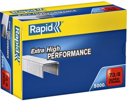 Rapid 73/8 Mm X5000 Super Strong Gegalvaniseerde Nietjes Zilver