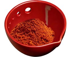 Raspkom Keukengereedschap - Multifunctionele rasp - Ingrediënten voorbereiden - Antislip ontwerp - 7x7cm - Rood