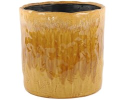 Rasteli Bloempot Geel-Honey D 31 cm H 31 cm