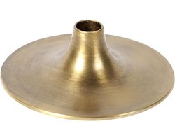 Rasteli Kaarsenhouder-Kandelaar voor tafelkaars Metaal Goud-Koper D 15 cm H 5cm