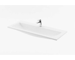 Ravak Clear - Meubelwastafel, 80x38 cm, zonder overloop, met kraangat, wit XJJ01180000