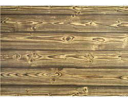 Raved Raamfolie/Plakfolie - Decoratiefolie - Hout Print Licht Bruin - 2 m x 45 cm