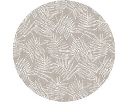 Raved Rond Tafelzeil - Takken 160 cm ø - Beige - PVC - Afwasbaar