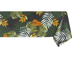 Raved Tafelzeil Jungle  140 cm x  220 cm - Oranje - PVC - Afwasbaar