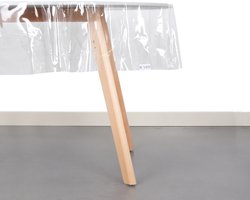 Raved Transparant Tafelzeil Rond Ø180 cm – 0,2 mm PVC – Afwasbaar – Tafelbeschermer – Binnen & Buiten