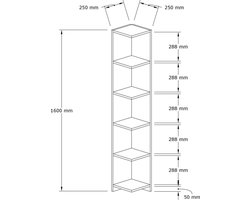 Ravella Boekenplank | 100% MELAMINE | Wit - Asir Group - Stellingkast woonruimte - Wit - MDF