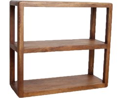 Raw Materials - Bullnose Wandkast - 3 planken - Bruin