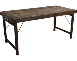 Raw Materials Eettafel - Gerecycled hout - 165x75x76 cm