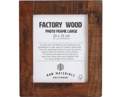 Raw Materials Factory Fotolijst - 30x35cm -  Gerecycled hout