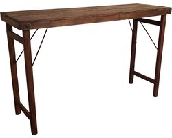 Raw Materials - Inklapbare bartafel - 170x60x107 cm - Gerecycled hout