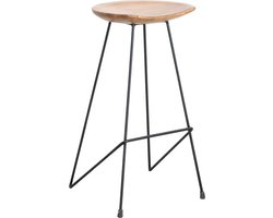 Raw Materials  Loft Barkruk - Teakhout - 77 cm
