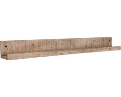 Raw Materials mangohouten wandplank voor fotolijstjes - FSC gerecycled hout - 75 cm