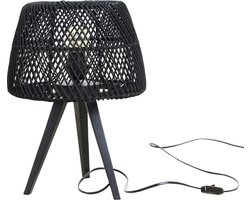 Raw Materials Maze Tafellamp - Driepoot - Rotan - 29x29x42 cm