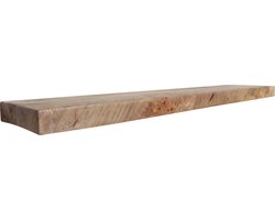 Raw Materials - Wandplank zwevend - Natuurlijk mangohout