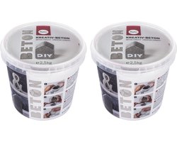 Rayher hobby Creatief beton/betongietpoeder - 5 kg - Cementpoeder - Hobby/knutsel materiaal
