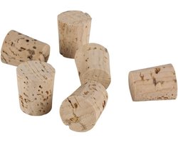 Rayher Kurken - 6x - 22 x 19 mm - hobby materialen / kurkdoppen - knutselen