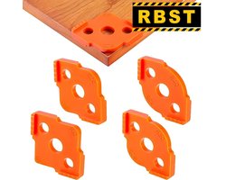 RBST Set van 4 hoekfreesprofielen - Freesmal in 8 verschillende graden - Houtbewerking