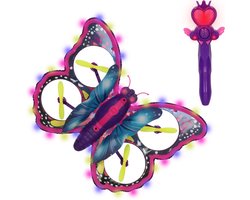 RC Speelgoed Drone Vlinder - RC Speelgoed - Vlinder Speelgoed - Binnen & Buiten Speelgoed Jongens & Meisjes 5,6,7,8,9,10+ Jaar - Drone voor Kinderen - Cadeau voor Kids - Butterfly Drone - Toys for Girls - Interactief Speelgoed - Roze - Silvergear