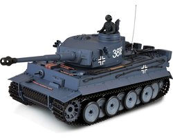 RC tank 1/16 Tiger I IR/BB V7.0 in luxe houten kist