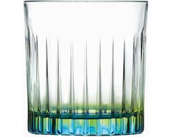RCR Italian Gipsy Bichchiere  Tumbler 36 cl - Groen/blauw  set van 6