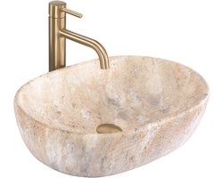 Rea Amelia - Opzetwastafel - Beige - 48x34,5x13,6 cm