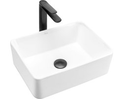 REA Anita Mini Opzetwastafel - Waskom - 41 x 31 x 13.5 cm - Glans Wit