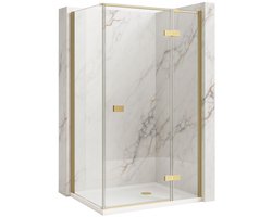Rea - Atlas - Douchecabine - Gouden Scotch 120X90 gauche - 120X90X200Cm