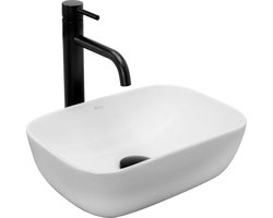 REA Belinda Opzetwastafel - Waskom - 37 x 25.5 x 11.5 cm - Mini - Glans Wit