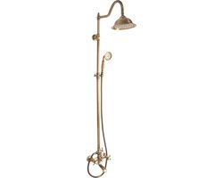 Rea Bergamo Regendouche Bruin 150cm