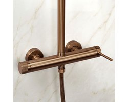 Rea - Doucheset Foss Clif Brush Copper - 33 x 9 x 131 cm